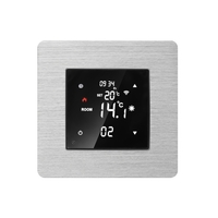 Termostat Wi-Fi pentru incalzirea electrica LUXION cu Rama din Aluminiu, alb