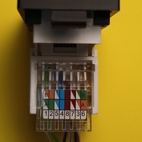 Modul Priza Internet CAT6 RJ45 1M LUXION, negru