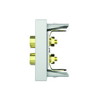 Priza cu mufa pentru redare sunet Livolo, gri