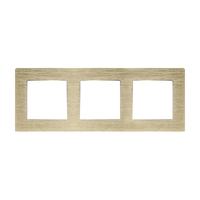 Rama Tripla din Aluminiu LUXION, auriu