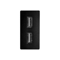 Modul Priza USB 2.4A 5V LUXION, negru