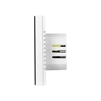 Termostat Wi-Fi pentru incalzirea termica pe gaz BeOk TGW60-WIFI-WPB, negru