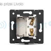 Priza cu mufa pentru redare sunet Livolo, auriu