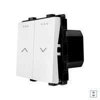Modul Intrerupator Jaluzele Mecanic LUXION, alb