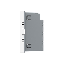 Modul intrerupator cvadruplu cap scara / cap cruce wireless cu touch Livolo standard Italian, Serie noua, alb