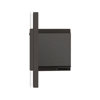 Priza Inteligenta cu Protocol Zigbee si Monitorizare Consum cu Rama Din Sticla LUXION, negru