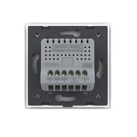 Intrerupator Dublu cu Revenire, Contact Uscat cu Touch LIVOLO - Serie Noua, alb