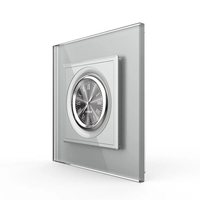 Ceas Mecanic Livolo cu Rama din Sticla Securizata, gri