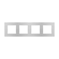 Rama Cvadrupla din Aluminiu LUXION, alb