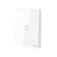 Telecomanda Sonoff T2EU1C-RF cu 1 canal, 433 MHz, Semnal RF, Alb