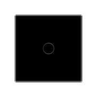 Intrerupator Simplu cu Variator si Touch LIVOLO din Sticla - Protocol ZigBee EC, negru