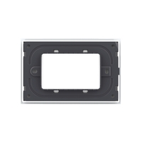 Rama din sticla Livolo standard Italian 3 module - Serie noua, alb