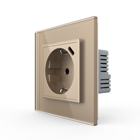 Priza Schuko + USB-C LIVOLO, Standard German - Serie Noua, auriu