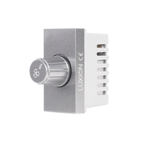 Modul Comutator Pentru Ventilator 1M LUXION, Standard Italian, gri