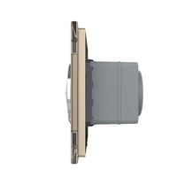 Boxa Bluetooth Livolo cu Rama din Sticla, auriu