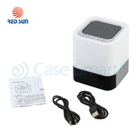 Boxa portabila si lampa Red Sun DY-28 cu touch, ceas alarma si Bluetooth