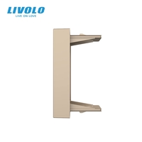 Priza blank/goala Livolo, auriu