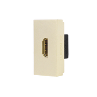 Modul Priza HDMI 1M LUXION, Standard Italian, auriu