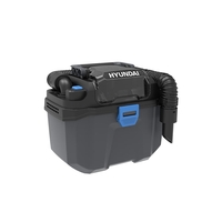 Aspirator umed uscat cu acumulator 20V Hyundai DE20S, filtru Hepa, capacitate colectare 10 litri, livrat fara acumulator si incarcator