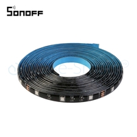 Banda inteligenta Wireless Light Strip LED RGB Sonoff L1, Lungime 2 m, Telecomanda inclusa, Control vocal, Control de pe telefonul mobil