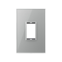 Rama din sticla Livolo standard Italian 1 modul - Serie noua, gri