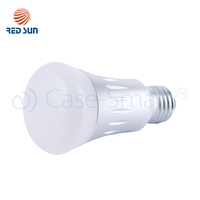 Bec inteligent LED RGB wifi rotund Red Sun, control de pe aplicatie mobila - RS-SLD02-E27