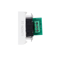 Modul Priza Audio 1M LUXION, Standard Italian, alb