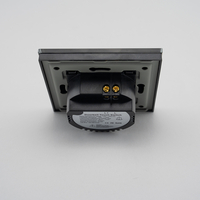 Buton Sonerie cu Touch, cu Revenire, din Sticla LUXION, negru