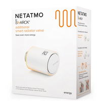 Cap termostat Netatmo, Wi-Fi, Control aplicatie, Programare, 4 Culori interschimbabile