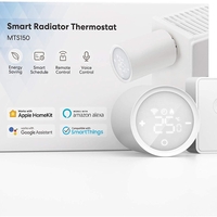 Kit cap termostatic cu hub pentru calorifer Meross MTS150H, Control aplicatie, Wi-Fi