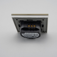 Intrerupator Dublu cu Touch din Sticla LUXION, 500W, auriu