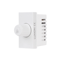 Modul Comutator Pentru Ventilator 1M LUXION, Standard Italian, alb