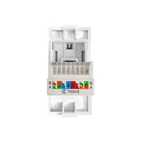 Modul Priza Internet CAT6 RJ45 1M LUXION, alb