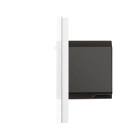 Priza Simpla Wi-Fi cu Monitorizare Consum, cu Rama din Sticla LUXION, alb