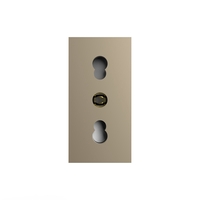 Modul priza simpla ingusta LIVOLO, auriu