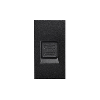 Modul Priza Telefon 1M LUXION, Standard Italian, negru