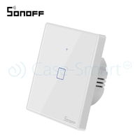 Intrerupator simplu cu touch Sonoff T2EU1C, Wi-Fi + RF, Control de pe telefonul mobil