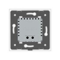 Lampa de veghe LED Livolo cu rama din sticla, alb