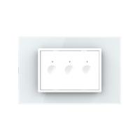 Intrerupator Triplu Wi-Fi cu Touch LIVOLO, standard italian – Serie Noua, Alb