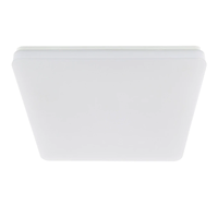 Plafoniera inteligenta LED RGB Tellur, Control vocal, 24W, Wi-Fi, 33 cm, Forma patrata