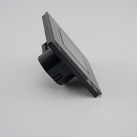 Termostat Wi-Fi pentru incalzirea electrica LUXION cu Rama din Sticla, negru