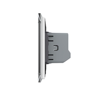 Buton Sonerie cu Touch LIVOLO din Sticla - Serie Noua, alb