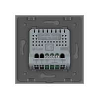 Intrerupator Simplu cu Variator si Touch LIVOLO din Sticla - Protocol ZigBee EC, gri