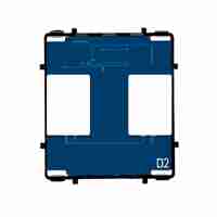 Modul Intrerupator Dublu Cap Scara / Cruce cu Touch LUXION, Serie A