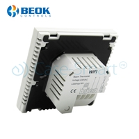 Termostat Wi-Fi pentru incalzirea electrica in pardoseala BeOk TDS23WIFI-EP, Tuya