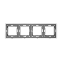 Rama Cvadrupla din Aluminiu LUXION, alb