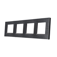 Rama Cvadrupla din Aluminiu LUXION, negru