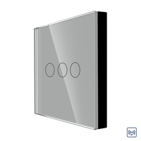 Telecomanda cu Touch Screen si 3 Canale RF433 LUXION, gri