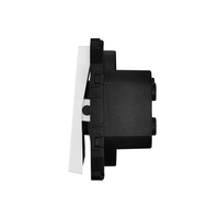 Modul Intrerupator Simplu Cruce Mecanic LUXION, alb