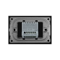 Intrerupator Simplu Cap Scara / Cruce Wi-Fi cu Touch LIVOLO, standard italian – Serie Noua, negru